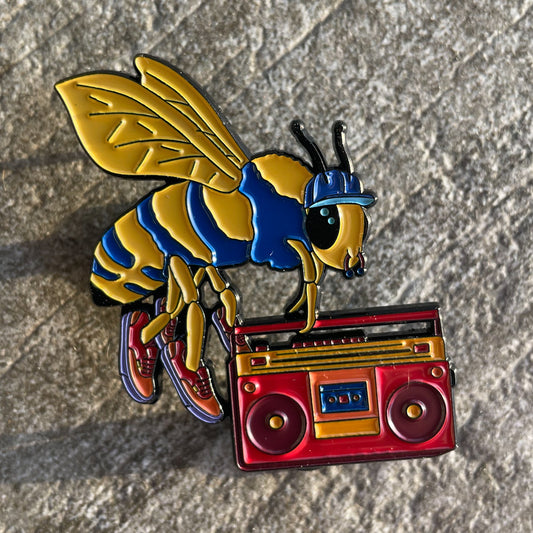 Boombox Bee Pin