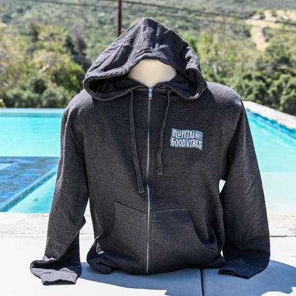 Bradley's House Collaboration Zip-Up Hoodie (Dark Grey)