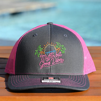 Neon Sign Logo Trucker Hat